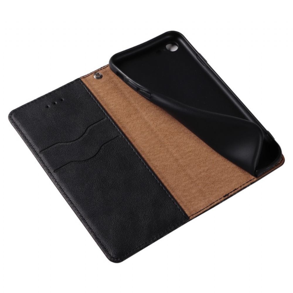 Kryty Na Mobil Na iPhone SE 3 / SE 2 / 8 / 7 Na Lana Flipové Pouzdro Strappy Retro