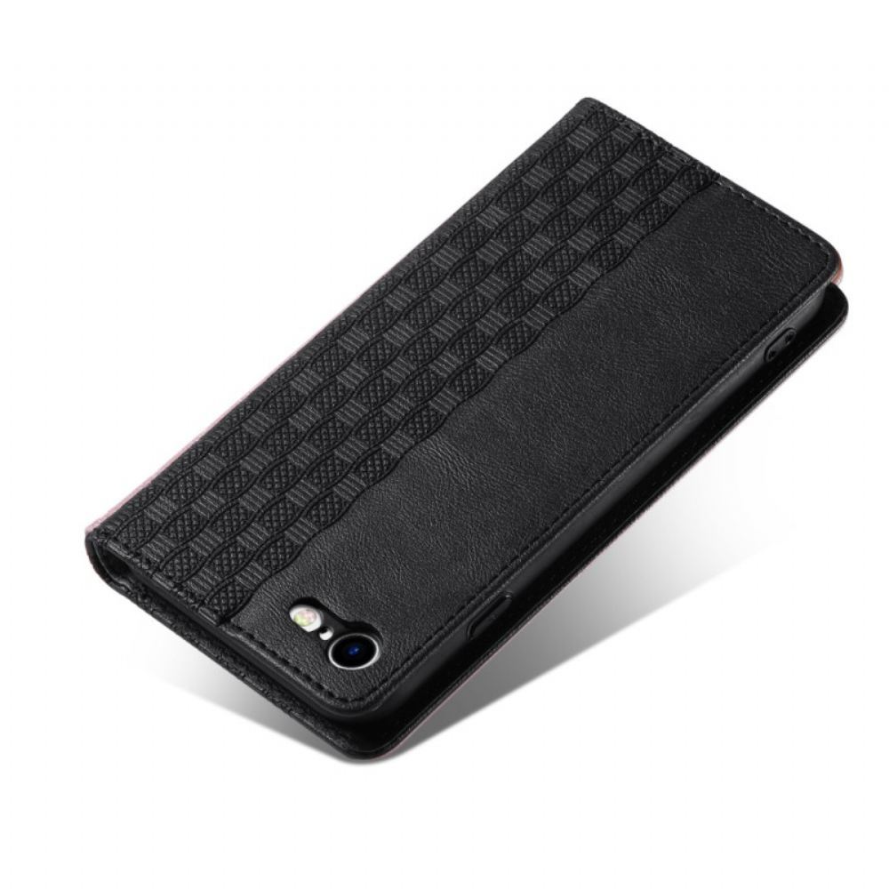 Kryty Na Mobil Na iPhone SE 3 / SE 2 / 8 / 7 Na Lana Flipové Pouzdro Strappy Retro
