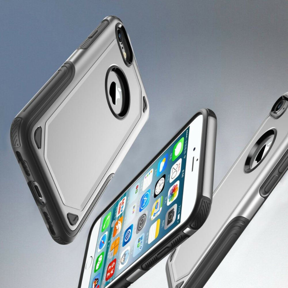Kryty Na Mobil Na iPhone SE 3 / SE 2 / 8 / 7 Zbroj S Kovovým Efektem