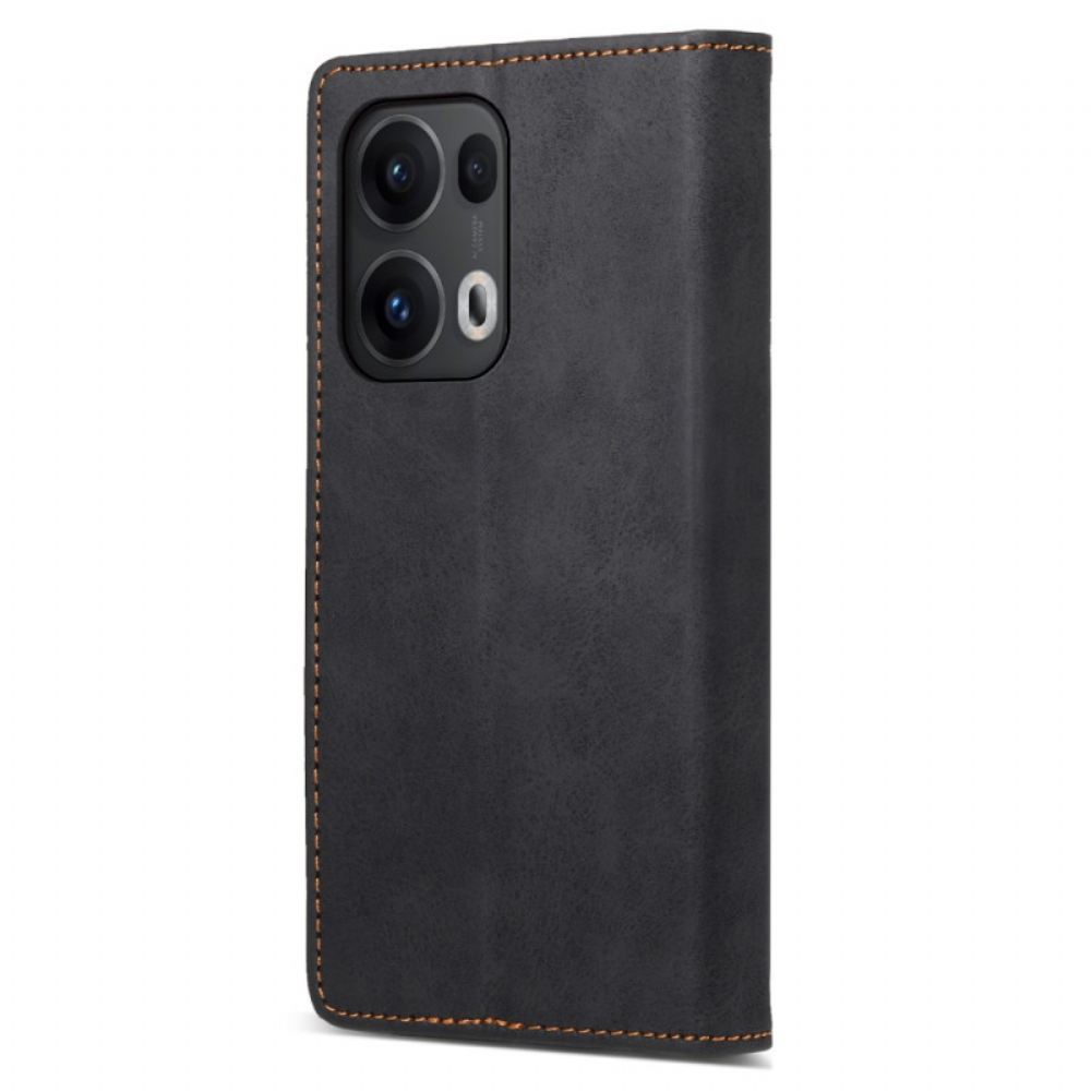 Kožené Pouzdro Folio Oppo Reno 13 Pro 5g Rfid Blokování