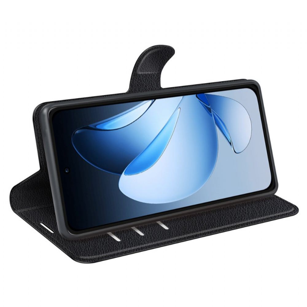 Kožený Kryt Oppo Reno 13 Pro 5g Klasická Umělá Kůže Liči