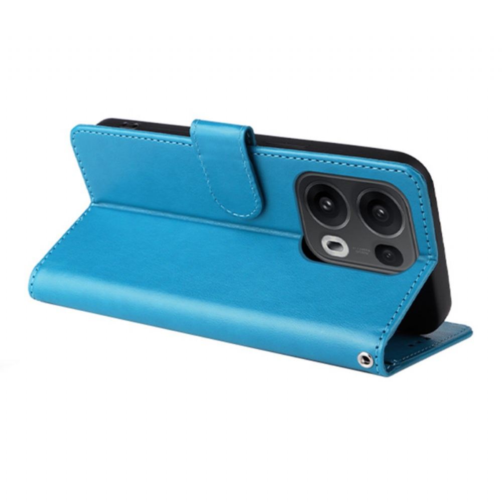 Kožený Kryt Oppo Reno 13 Pro 5g Květiny