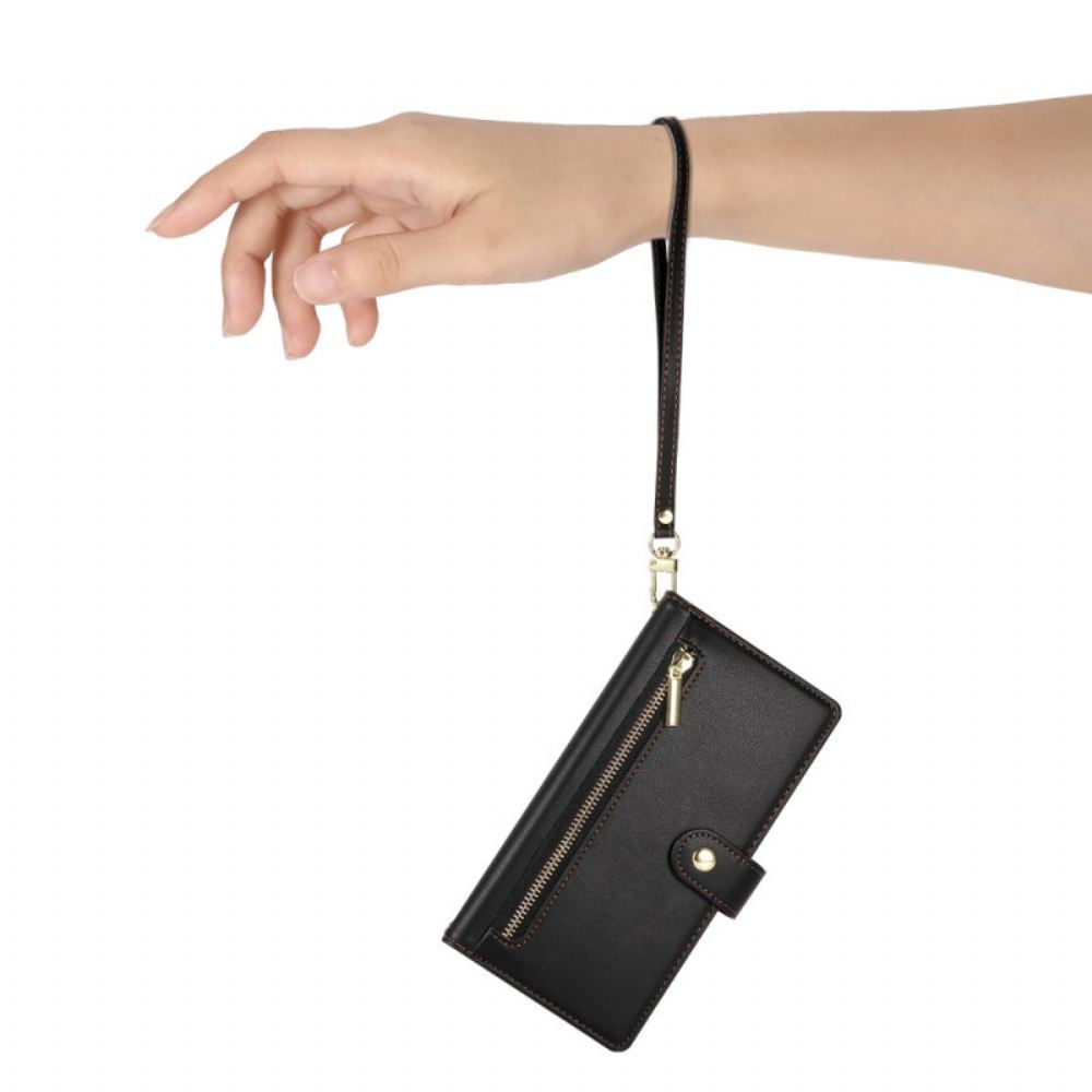 Peněženková Pouzdra Oppo Reno 13 Pro 5g Kryty Na Mobil Peněženka S Popruhem A Ramenním Popruhem