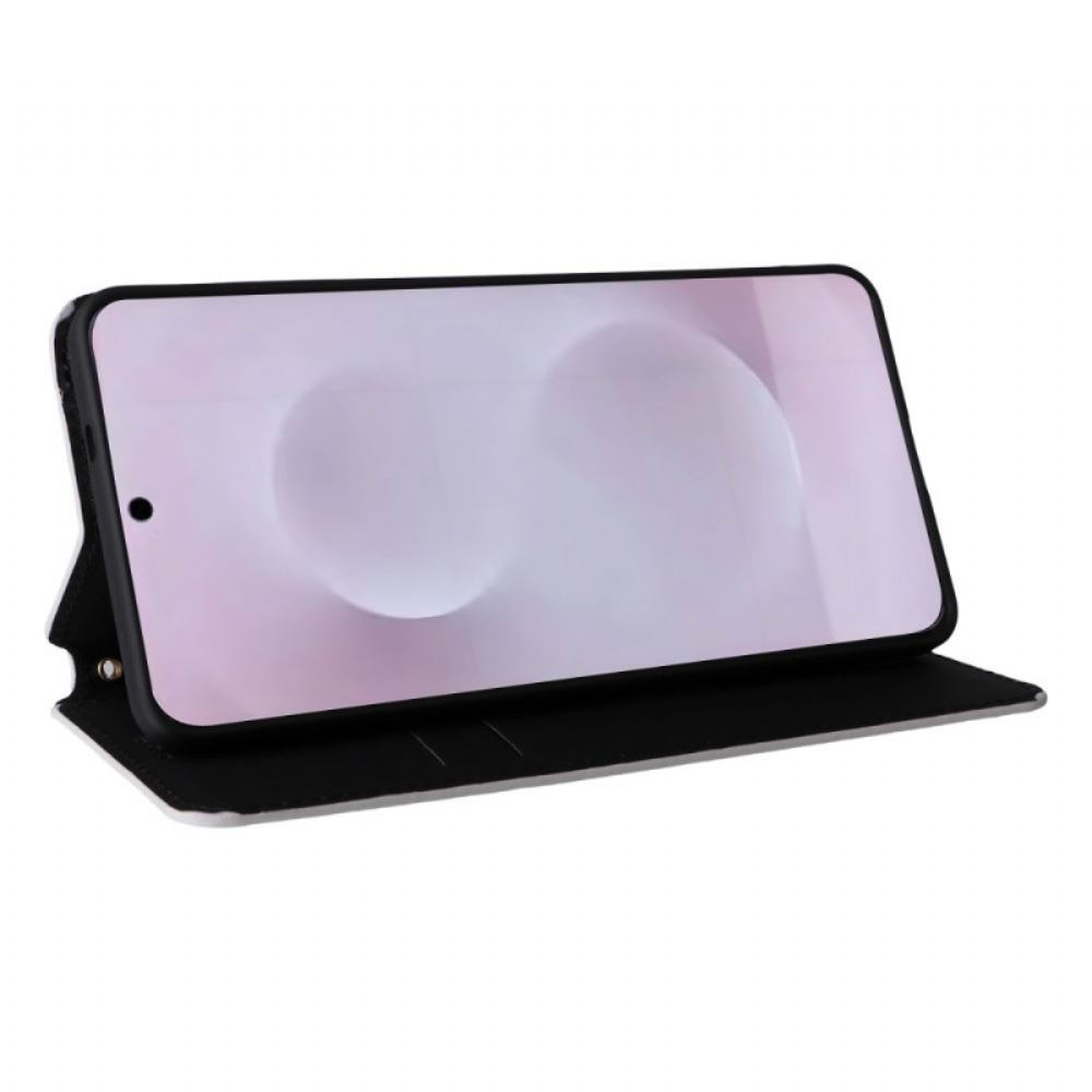 Kožené Pouzdro Folio Samsung Galaxy S25 5g Edge 3d Kostky