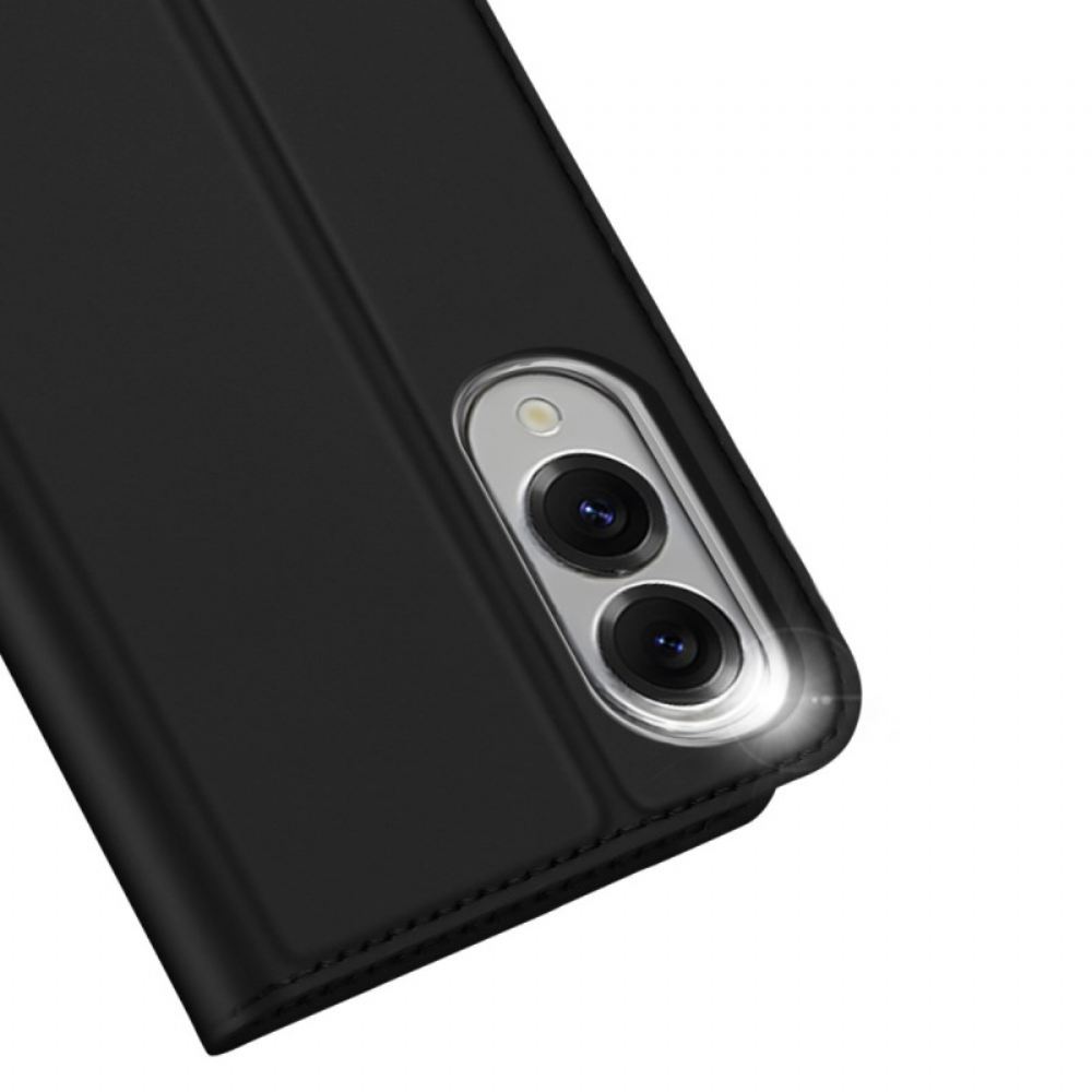 Kožené Pouzdro Folio Samsung Galaxy S25 5g Edge Dux Ducis Pro Series Skin