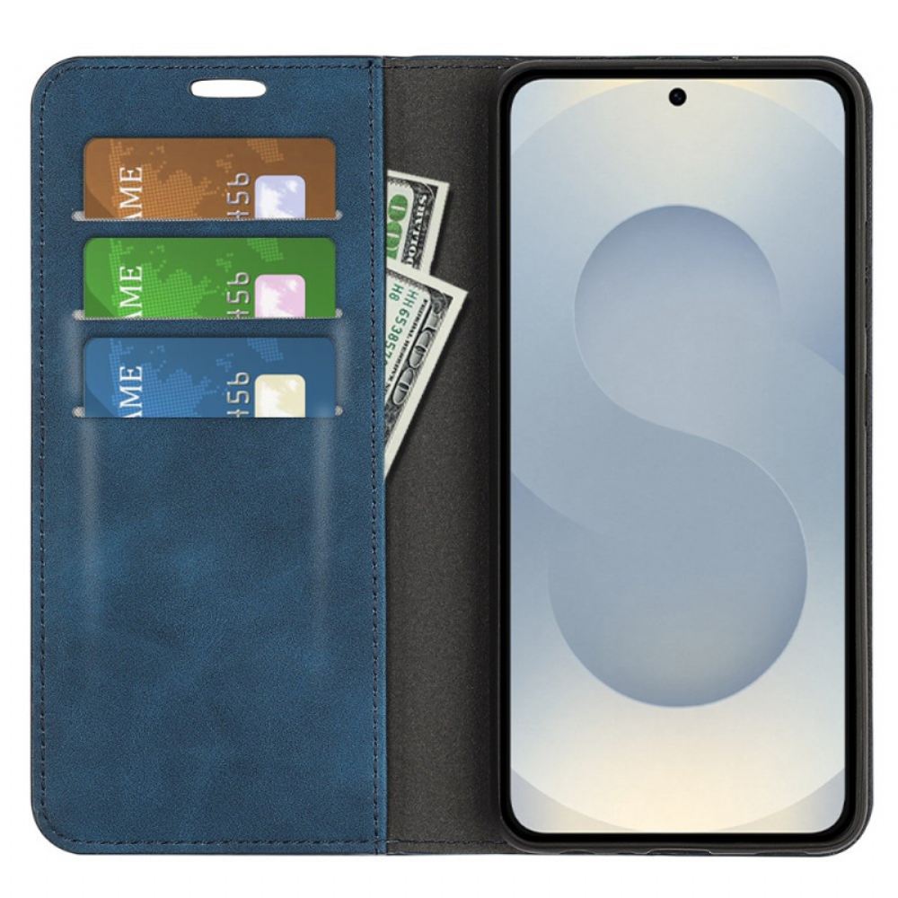 Kožené Pouzdro Folio Samsung Galaxy S25 5g Edge Kožený Styl