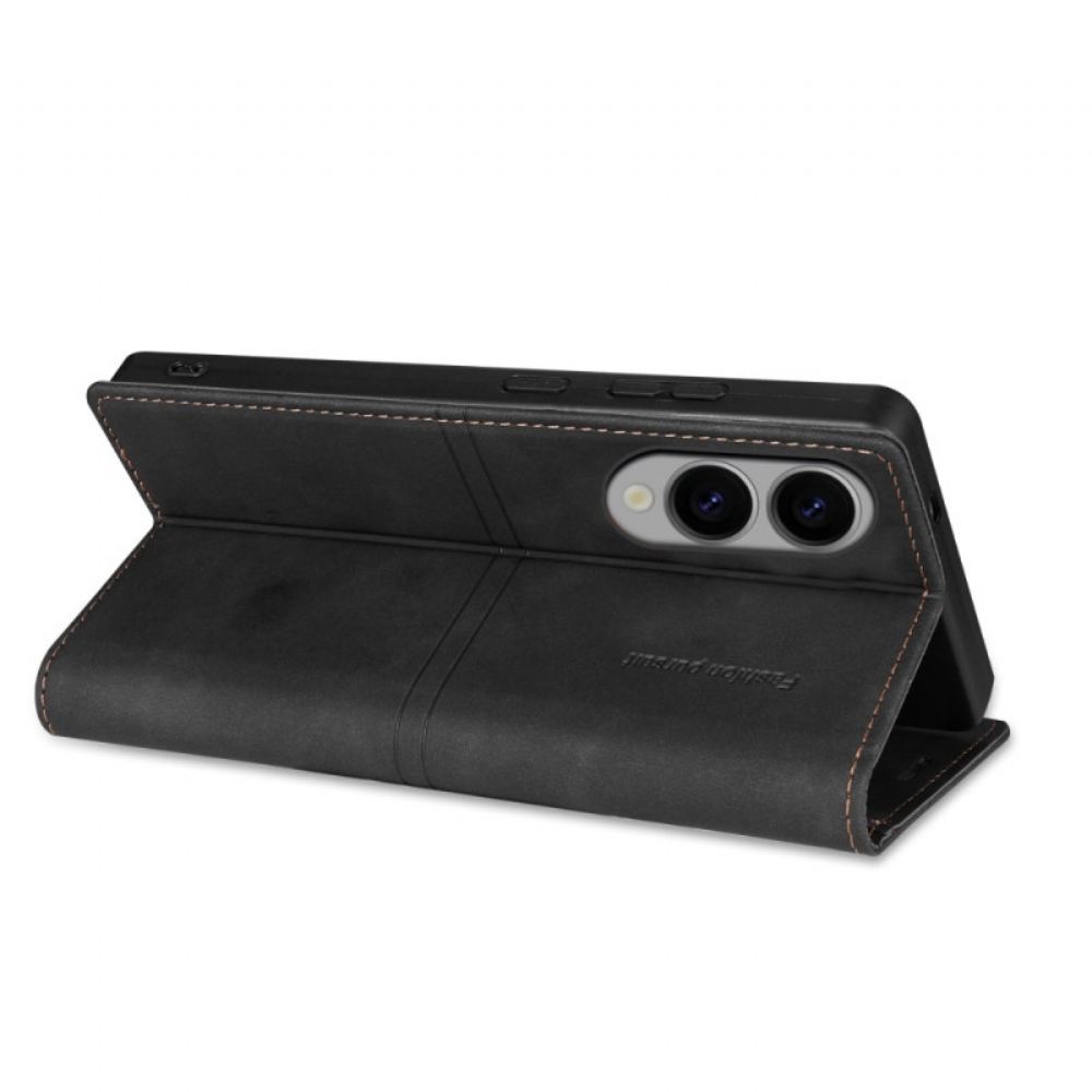 Kožené Pouzdro Folio Samsung Galaxy S25 5g Edge Plus Design