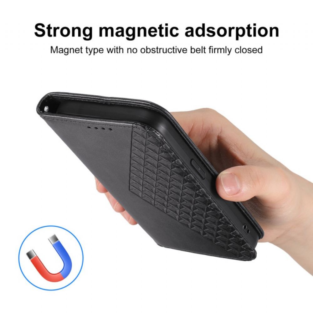 Kožené Pouzdro Folio Samsung Galaxy S25 5g Edge Poutko S Diamantovým Vzorem