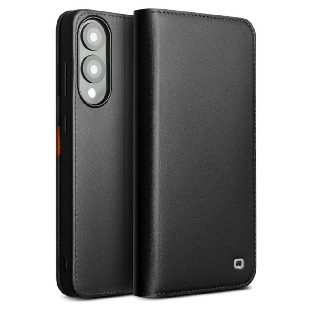 Kožené Pouzdro Folio Samsung Galaxy S25 5g Edge Prestižní Peněženka Qialino