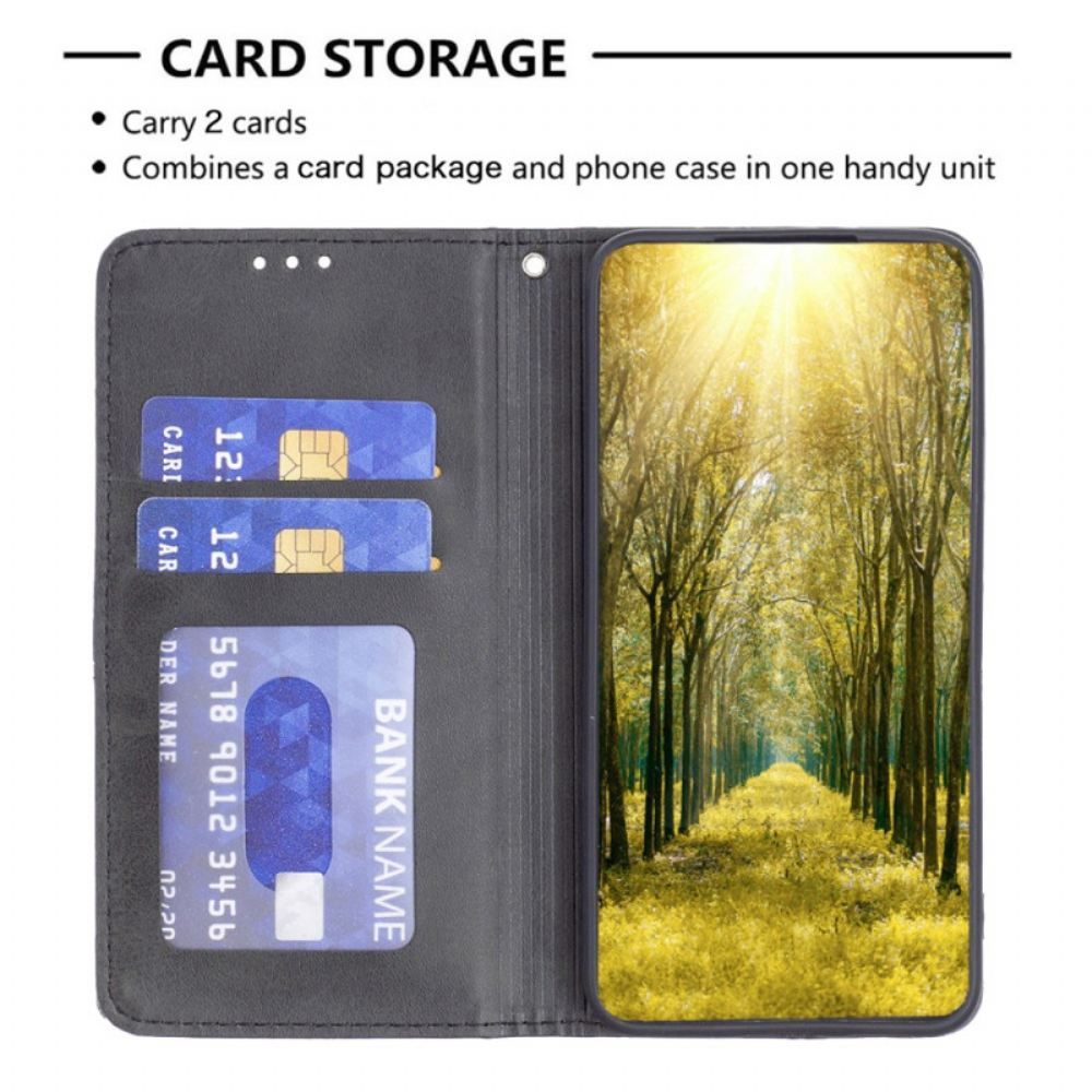 Kožené Pouzdro Samsung Galaxy S25 5g Edge Kryty Na Mobil Geometrický Vzor