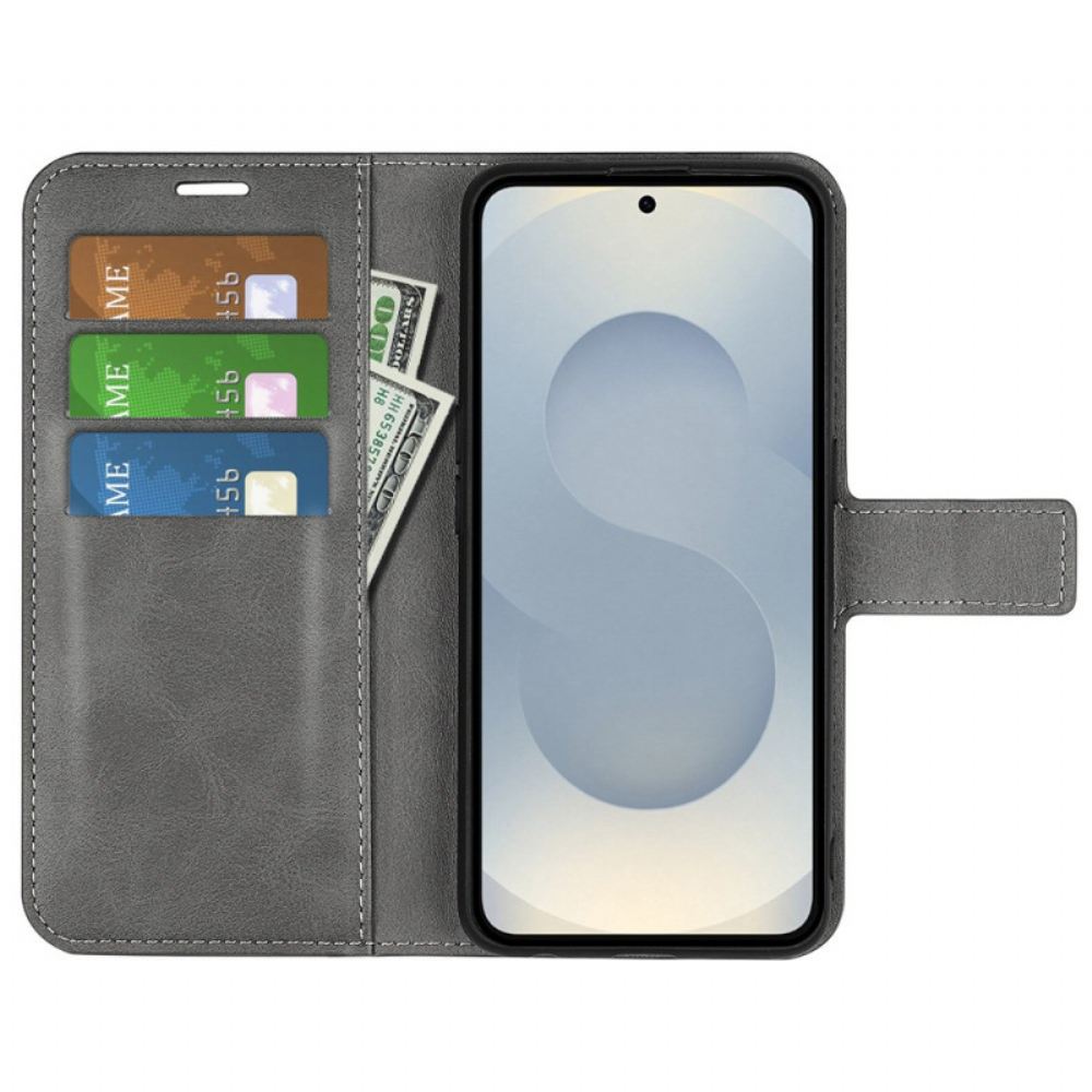 Kožený Kryt Na Samsung Galaxy S25 5g Edge Kožený Styl