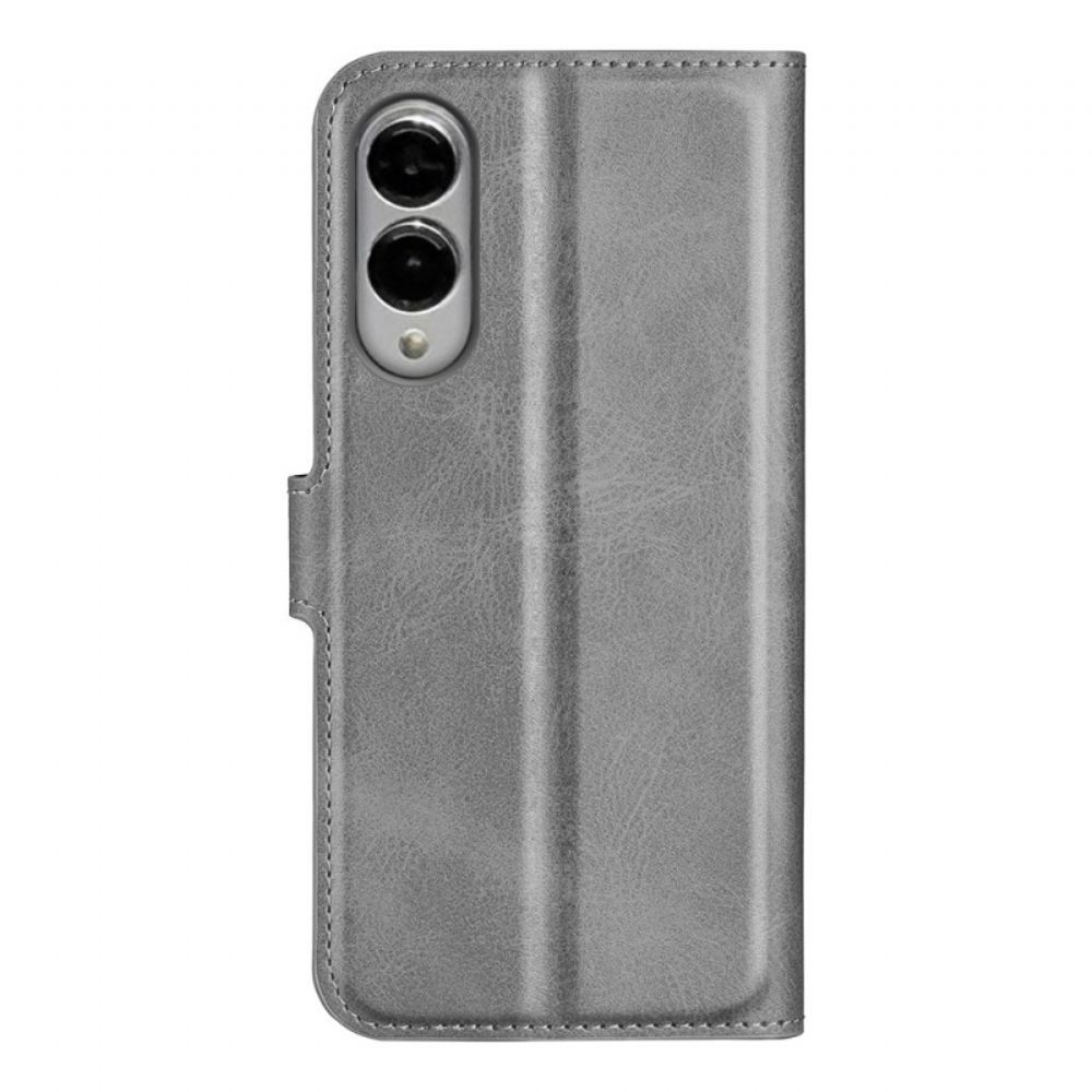 Kožený Kryt Na Samsung Galaxy S25 5g Edge Kožený Styl