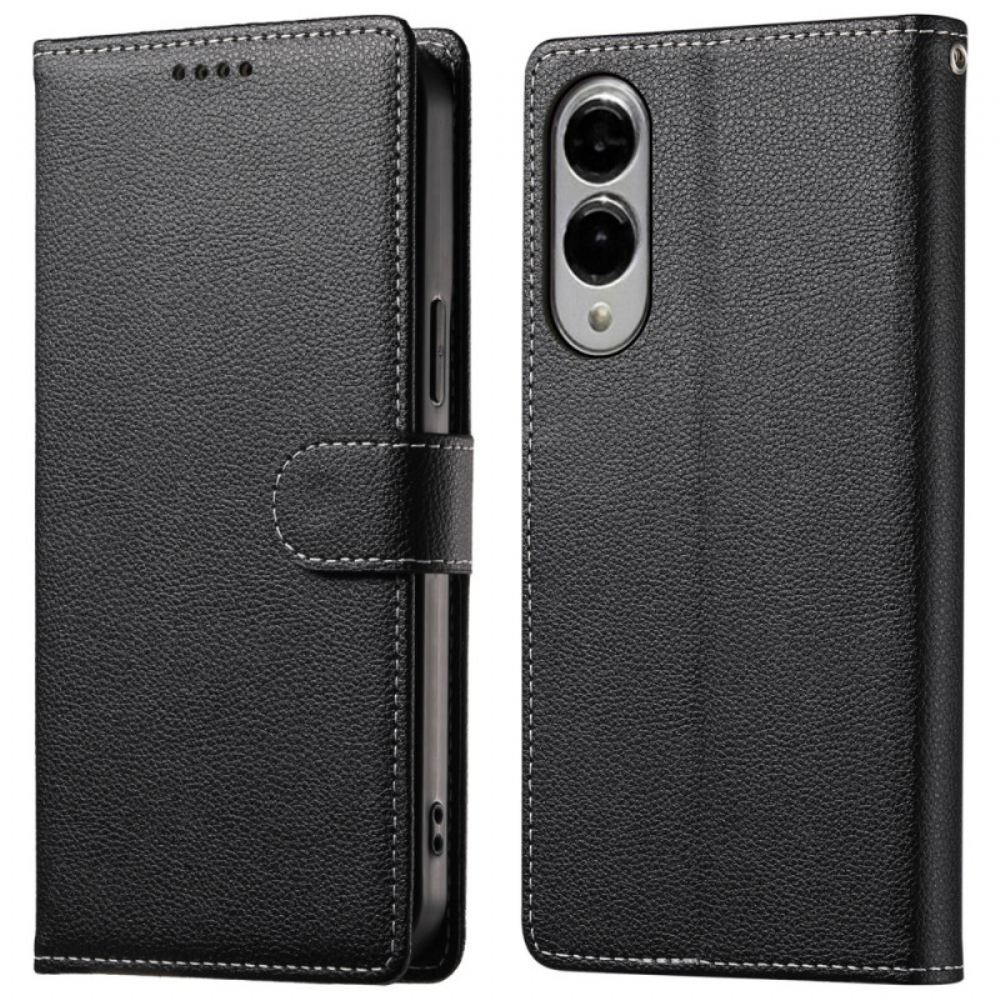 Kožený Kryt Na Samsung Galaxy S25 5g Edge Umělá Kůže