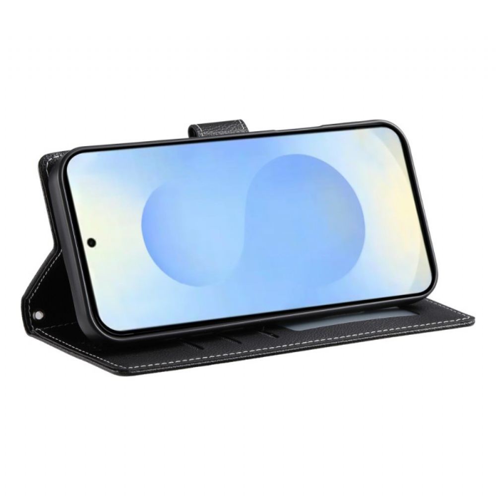 Kožený Kryt Na Samsung Galaxy S25 5g Edge Umělá Kůže