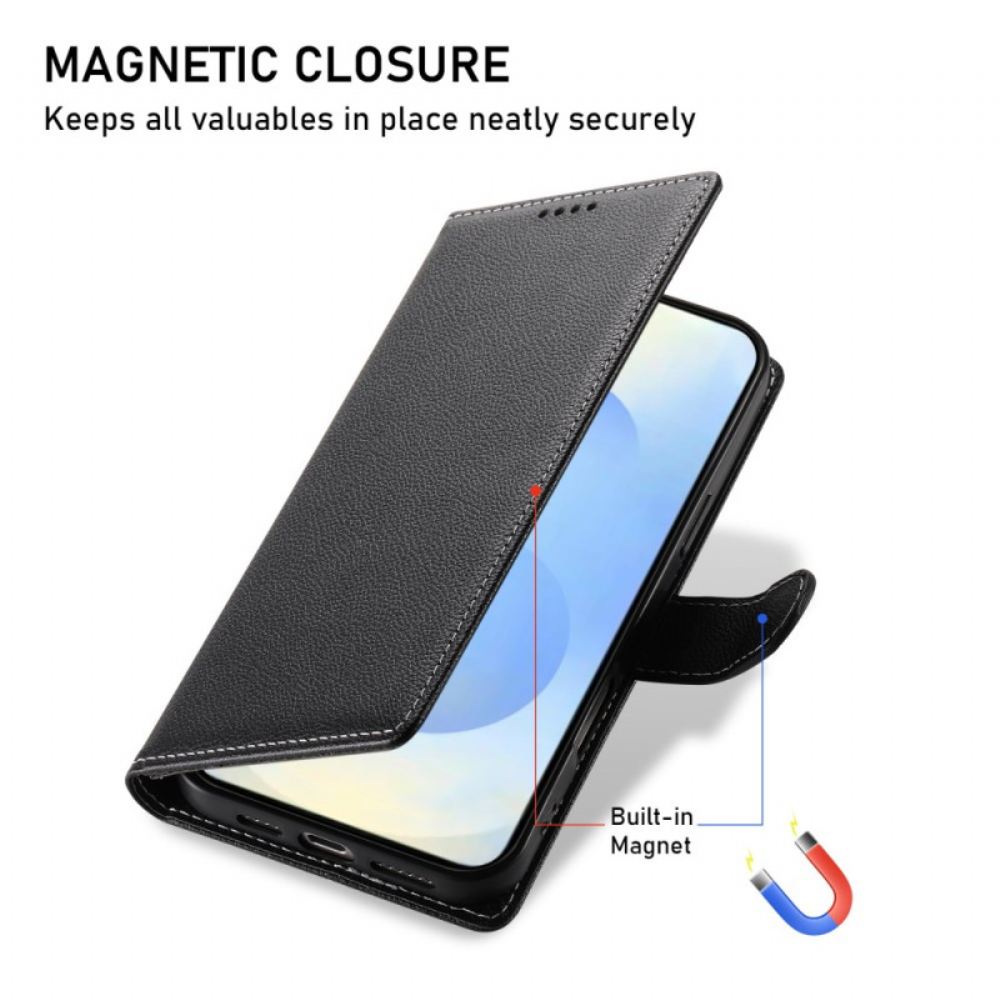 Kožený Kryt Na Samsung Galaxy S25 5g Edge Umělá Kůže