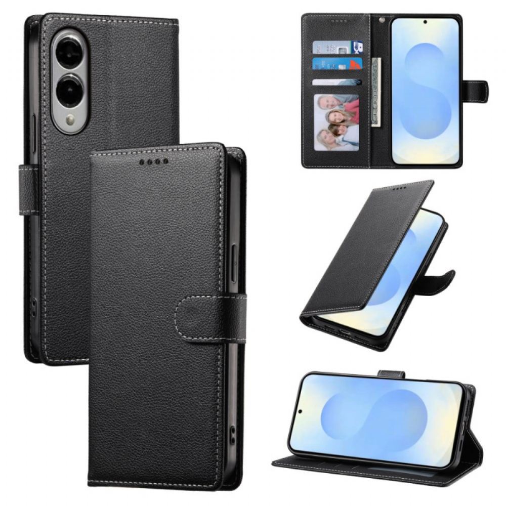 Kožený Kryt Na Samsung Galaxy S25 5g Edge Umělá Kůže