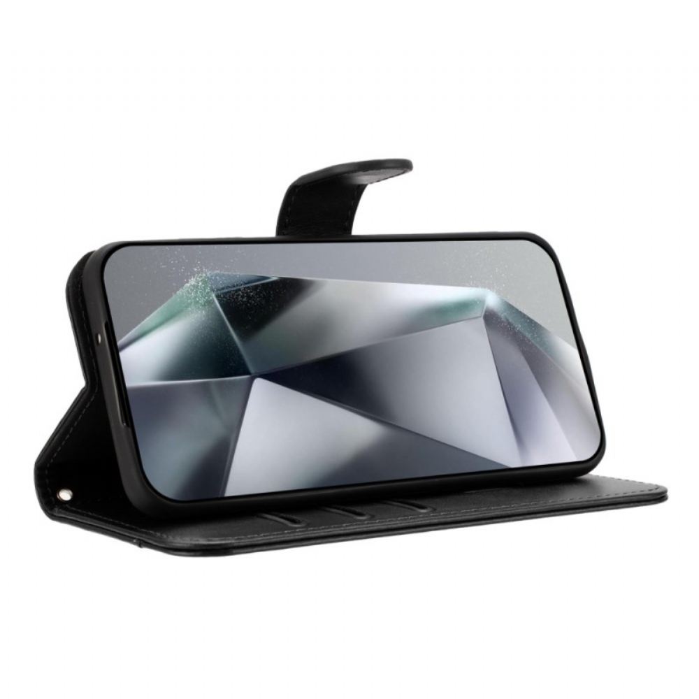 Kožený Kryt Samsung Galaxy S25 5g Edge Design Pásku