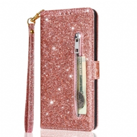 Kožený Kryt Samsung Galaxy S25 5g Edge Flitrovaná Peněženka