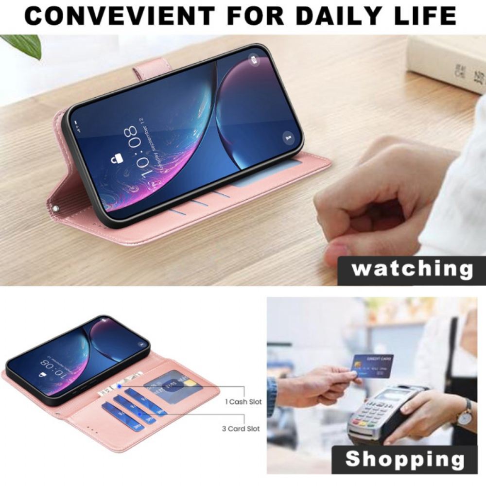 Kožený Kryt Samsung Galaxy S25 5g Edge Jetelový Vzor