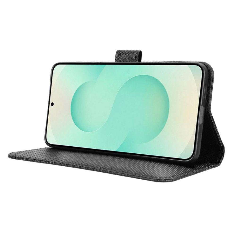 Kožený Kryt Samsung Galaxy S25 5g Edge Pásek S Tečkami