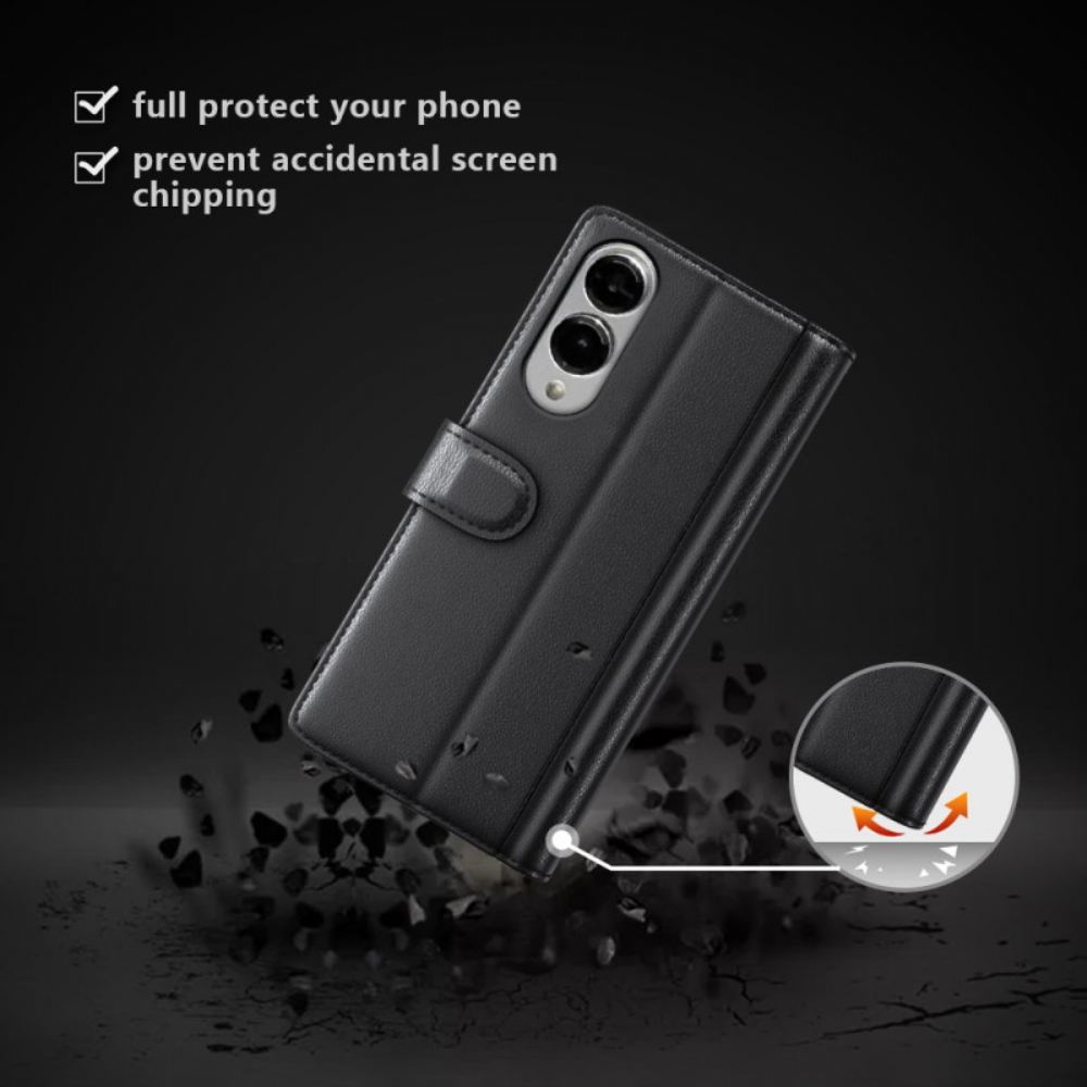 Kožený Kryt Samsung Galaxy S25 5g Edge Pravá Kůže