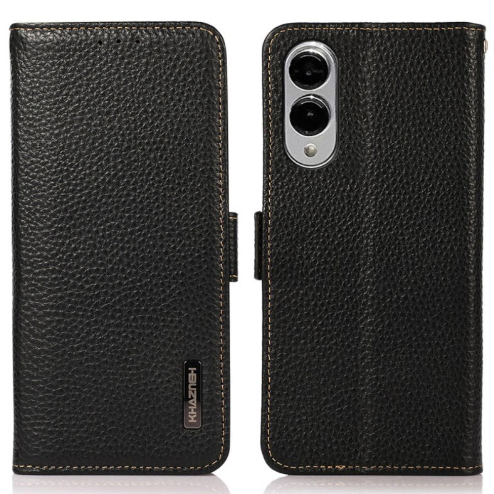 Kožený Kryt Samsung Galaxy S25 5g Edge Rfid Ochrana Khazneh