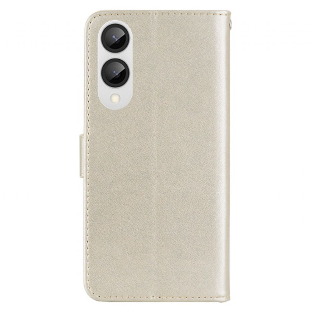 Kožený Kryt Samsung Galaxy S25 5g Edge Sova A Přívěsek