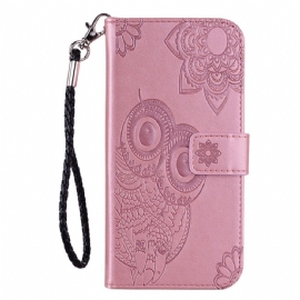 Kožený Kryt Samsung Galaxy S25 5g Edge Sovy A Pásek