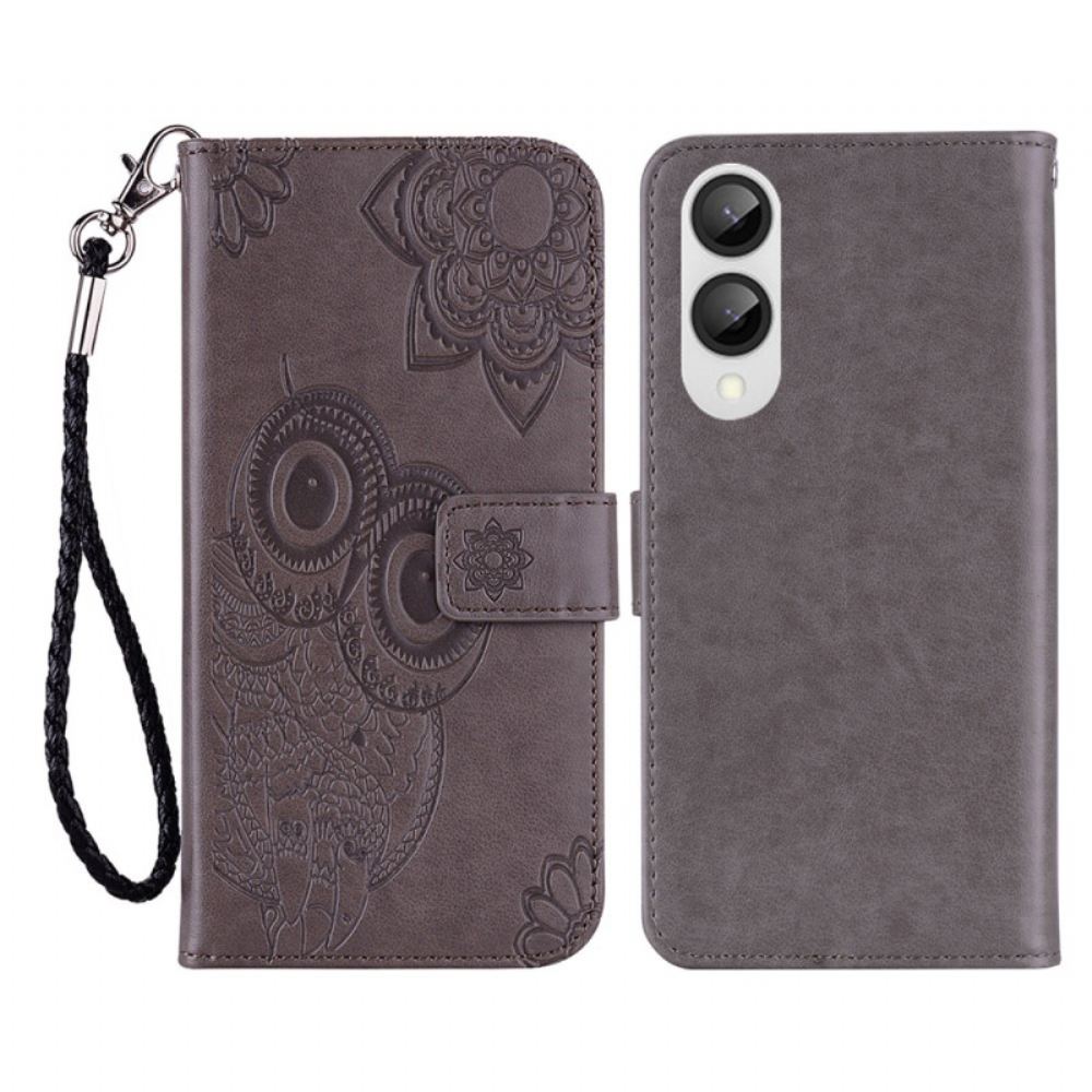 Kožený Kryt Samsung Galaxy S25 5g Edge Sovy A Pásek