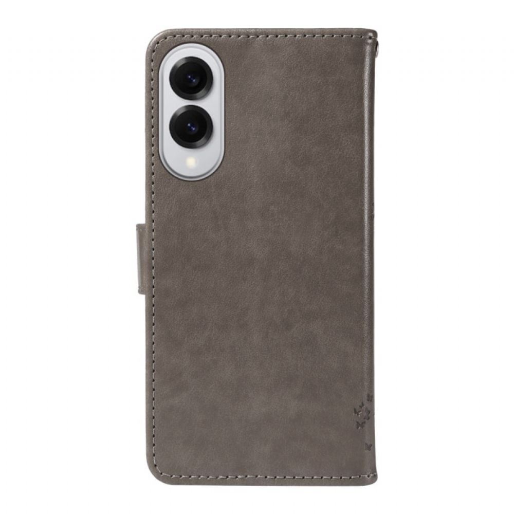 Kožený Kryt Samsung Galaxy S25 5g Edge Strom A Kočka