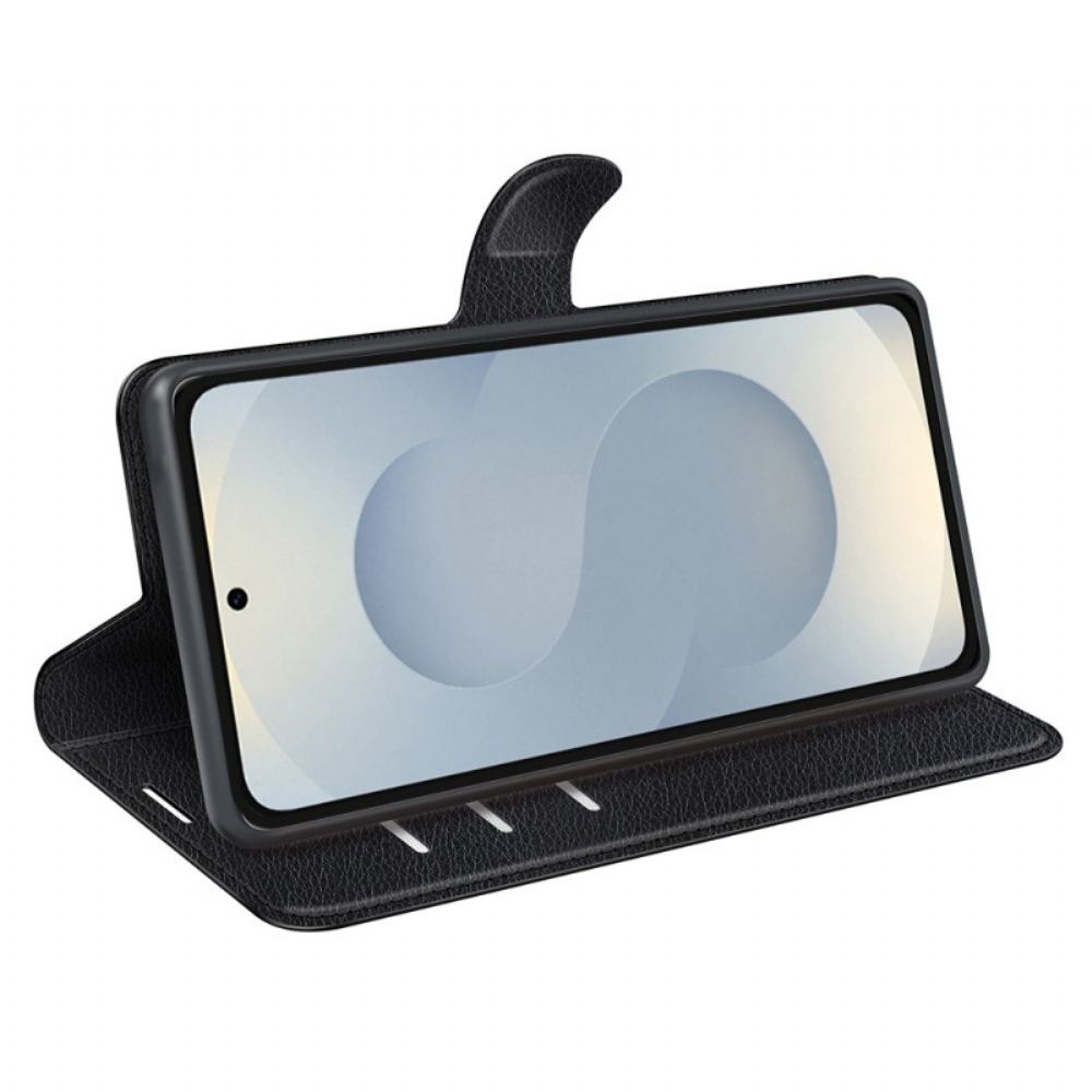 Kožený Kryt Samsung Galaxy S25 5g Edge Umělá Kůže Liči