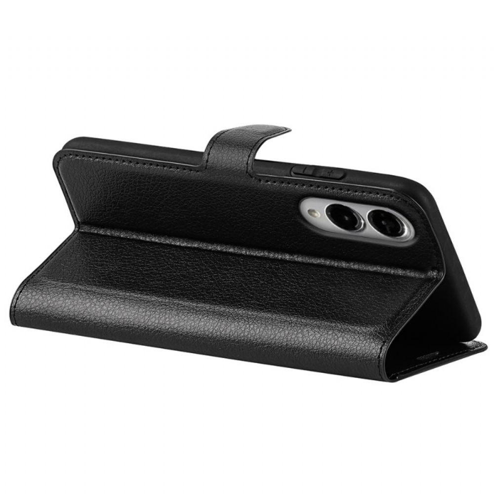 Kožený Kryt Samsung Galaxy S25 5g Edge Umělá Kůže Liči