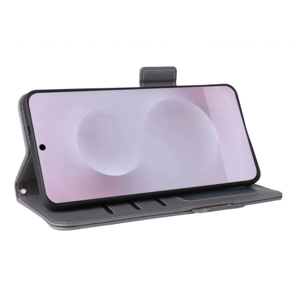 Kožený Kryt Samsung Galaxy S25 5g Edge Umělá Kůže S Páskem