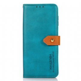 Kožený Kryt Samsung Galaxy S25 5g Edge Zlatá Spona Khazneh