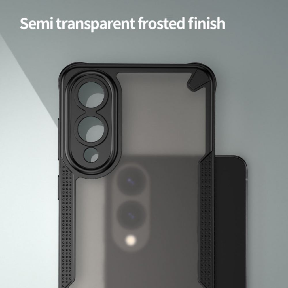 Kryt Na Samsung Galaxy S25 5g Edge Kartáčovaný Průsvitný Povrch