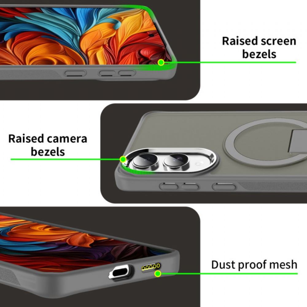 Kryt Na Samsung Galaxy S25 5g Edge Kompatibilní S Magsafe Se Stojánkem