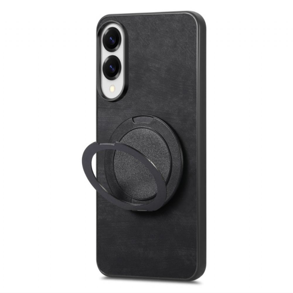 Kryt Na Samsung Galaxy S25 5g Edge Semišový Efekt S Otočným Stojánkem O