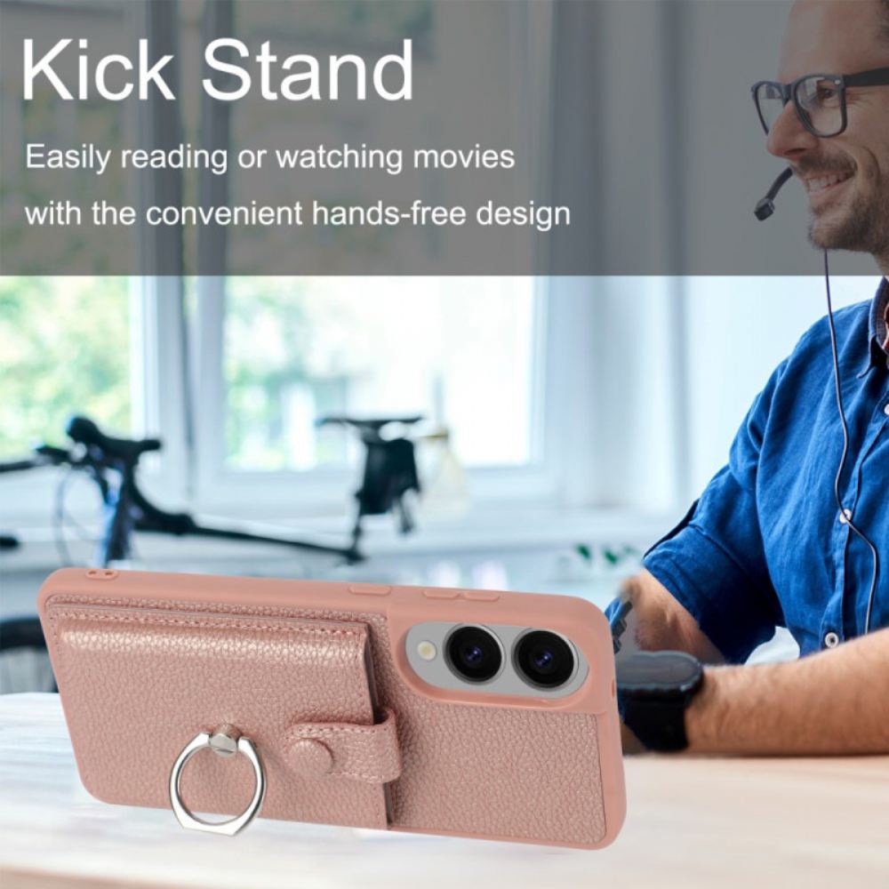 Kryt Samsung Galaxy S25 5g Edge Držák Na Prsteny A Držák Na Karty