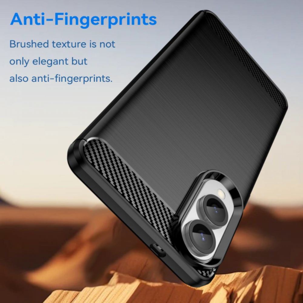 Kryt Samsung Galaxy S25 5g Edge Kartáčované Uhlíkové Vlákno