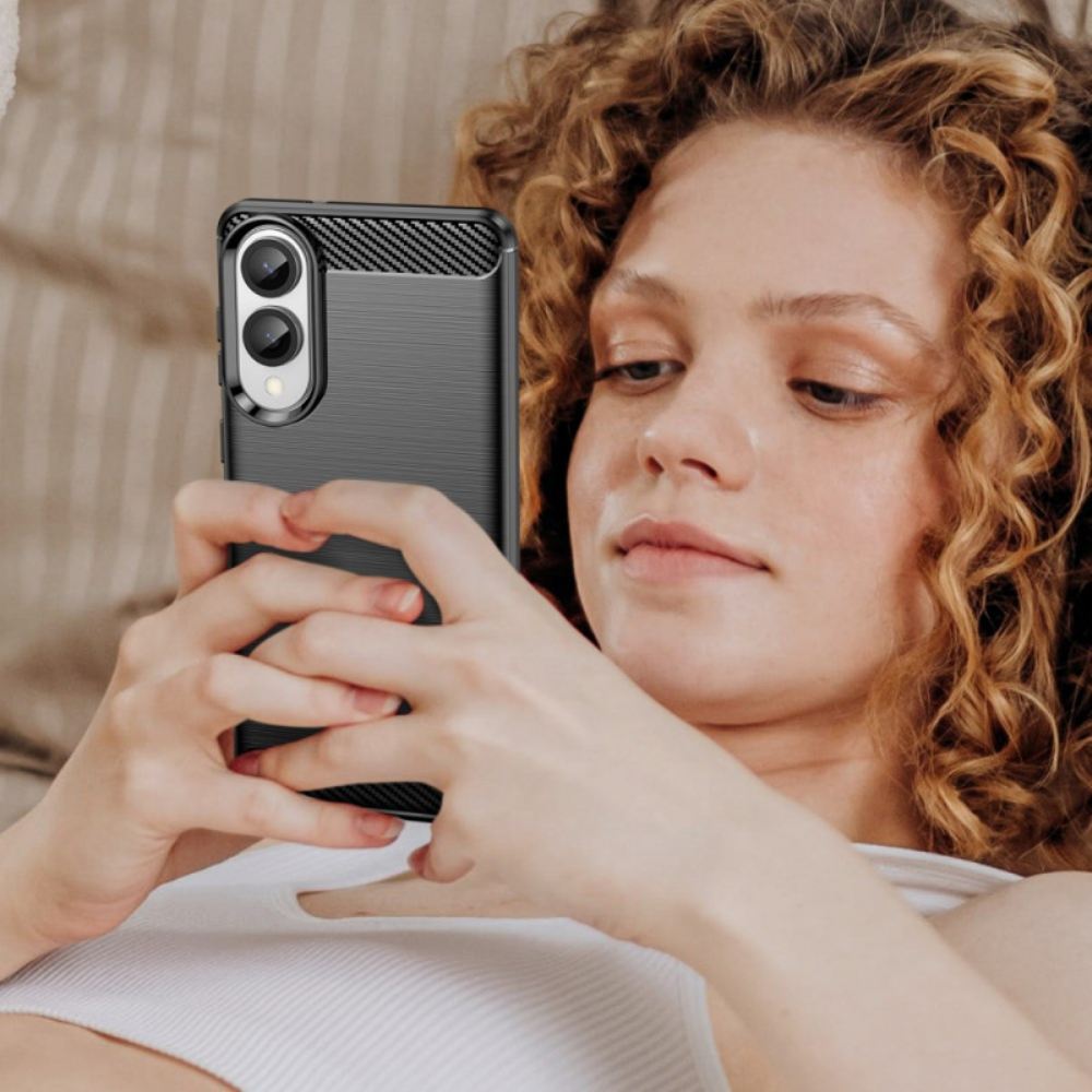 Kryt Samsung Galaxy S25 5g Edge Kartáčované Uhlíkové Vlákno