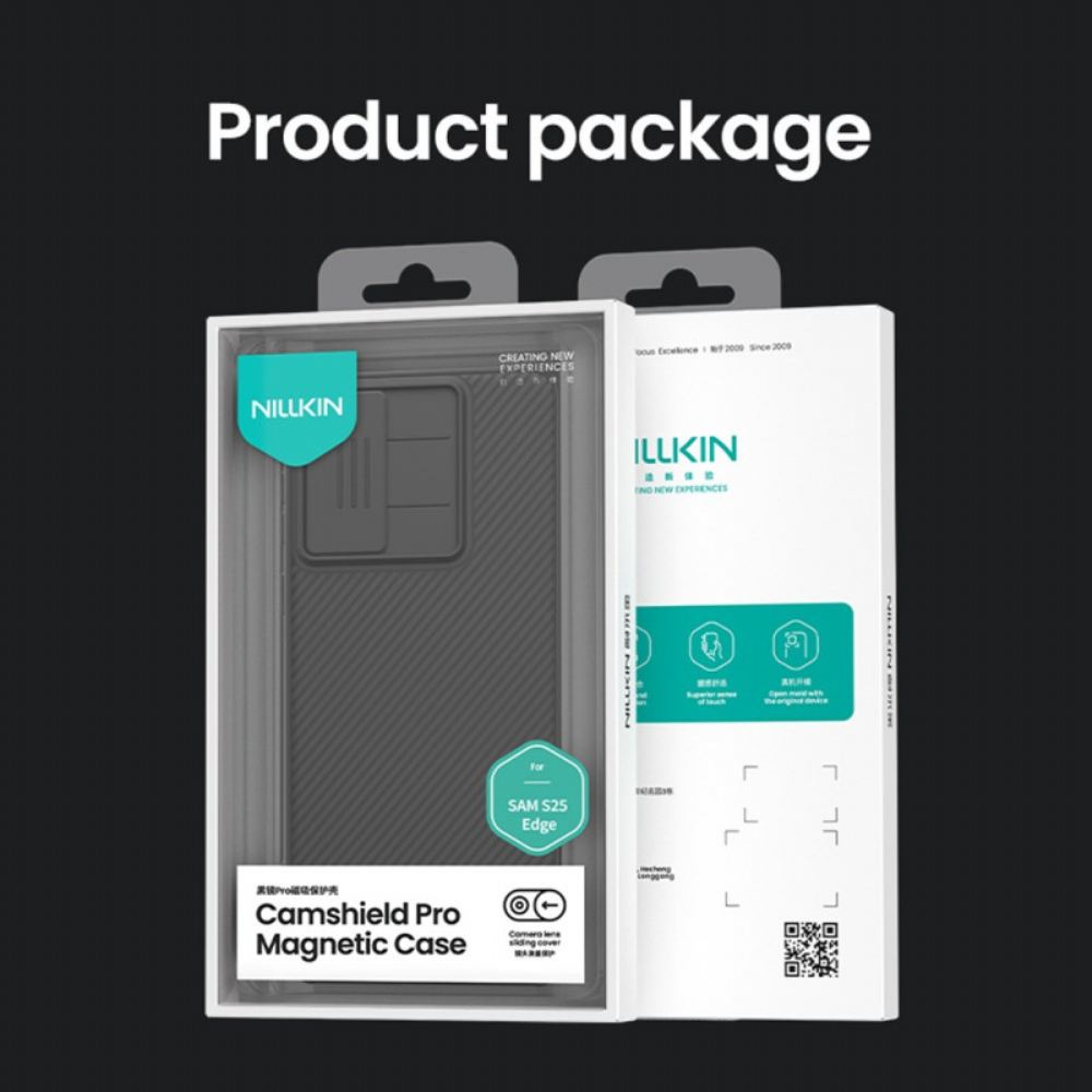 Kryt Samsung Galaxy S25 5g Edge Kryty Na Mobil Camshield Pro S Posuvným Krytem Fotoaparátu Nillkin