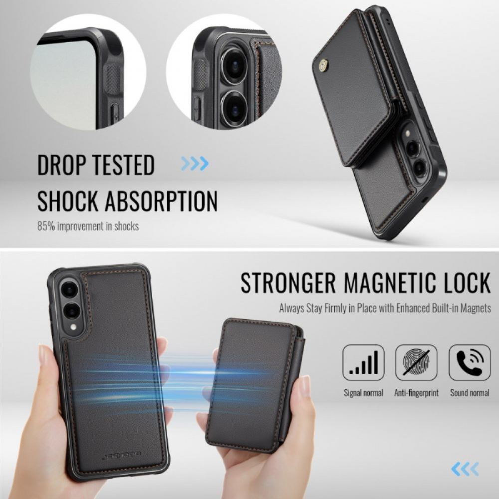 Kryt Samsung Galaxy S25 5g Edge Odnímatelný Magnetický Držák Karet Jeehood