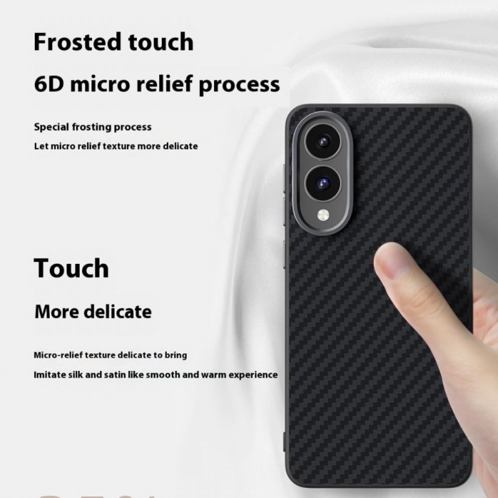 Kryt Samsung Galaxy S25 5g Edge Uhlíkové Vlákno Kompatibilní S Magsafe