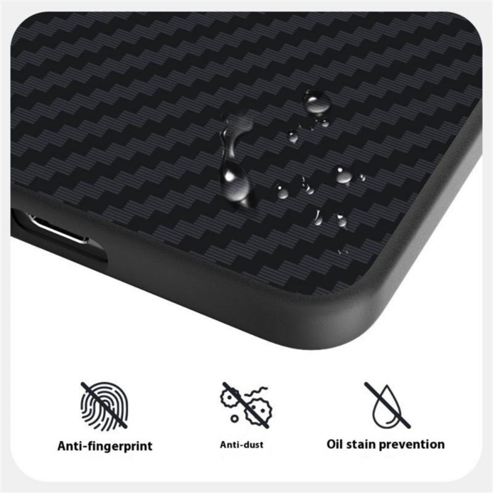 Kryt Samsung Galaxy S25 5g Edge Uhlíkové Vlákno Kompatibilní S Magsafe