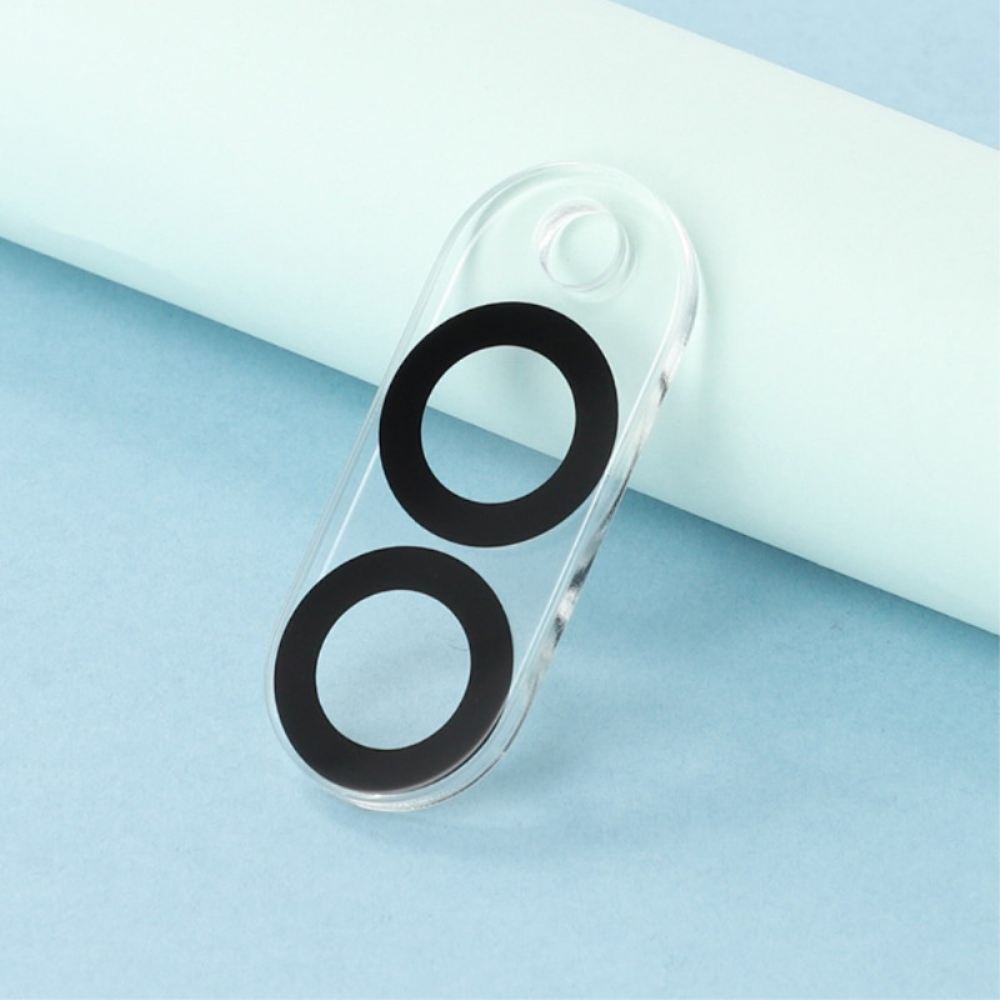 Ochranný Kryt Z Tvrzeného Skla Pro Samsung Galaxy S25 Edge (černý Kruhový Design)