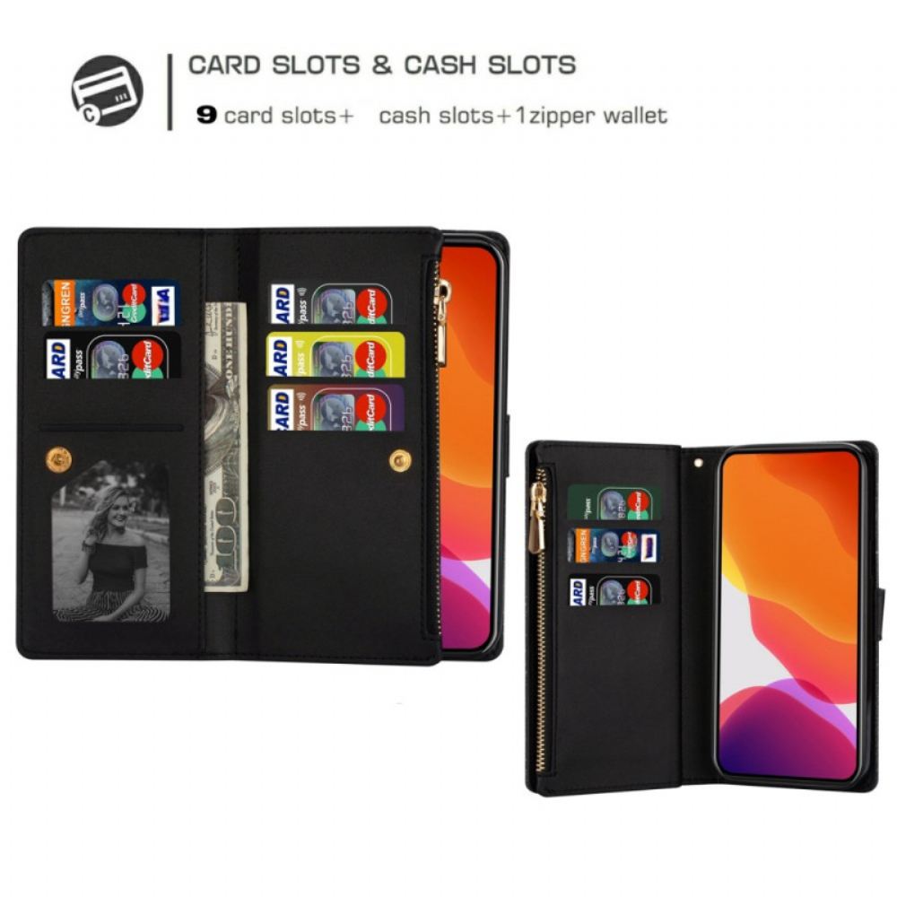 Peněženková Pouzdra Samsung Galaxy S25 5g Edge Kryty Na Mobil Flitrový Popruh Peněženka