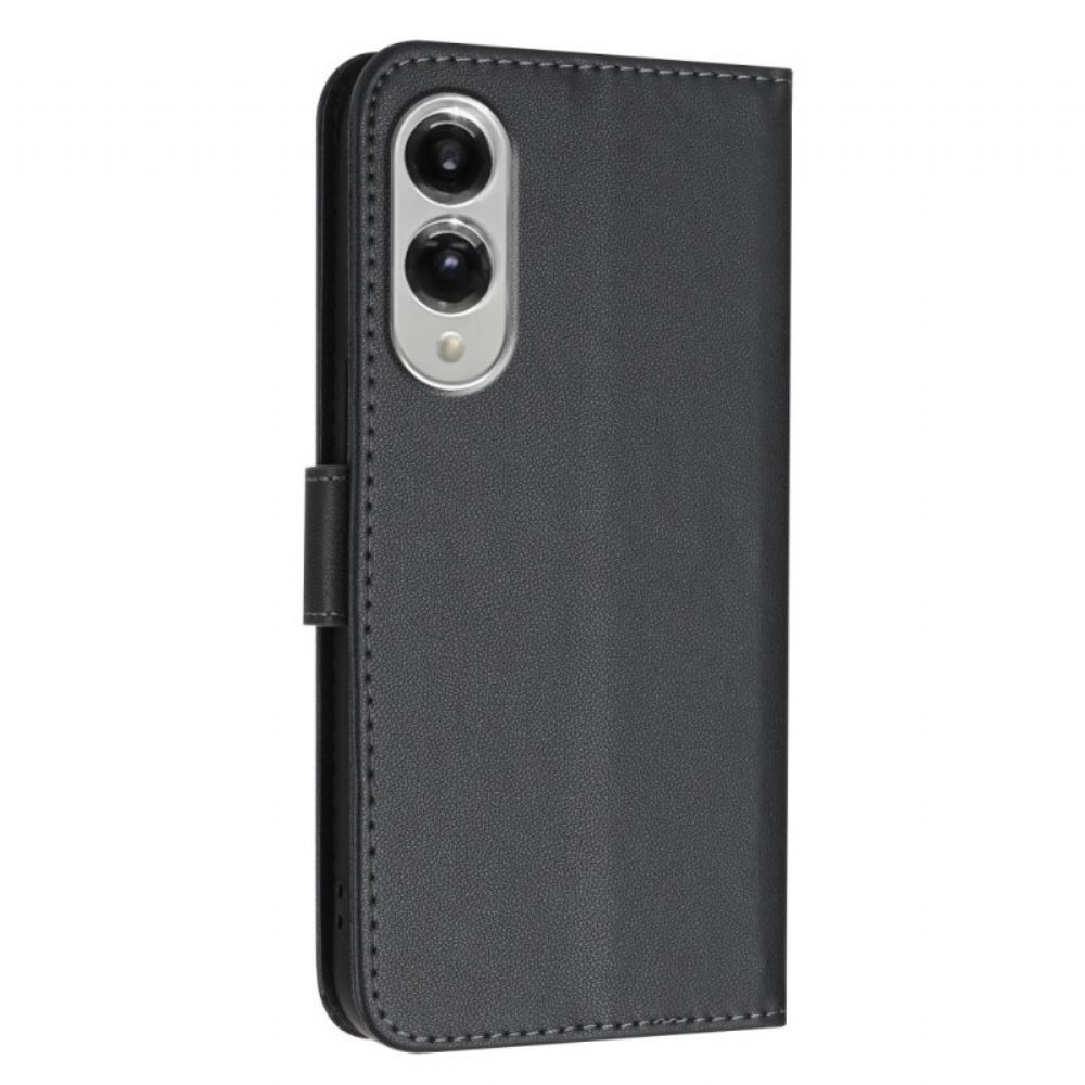 Peněženková Pouzdra Samsung Galaxy S25 5g Edge Kryty Na Mobil Trojúhelníkový Vzor