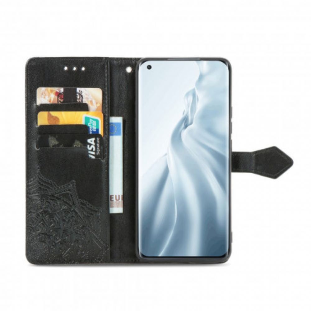 Flipové Pouzdro Na Xiaomi Mi 11 5G Středověká Mandala
