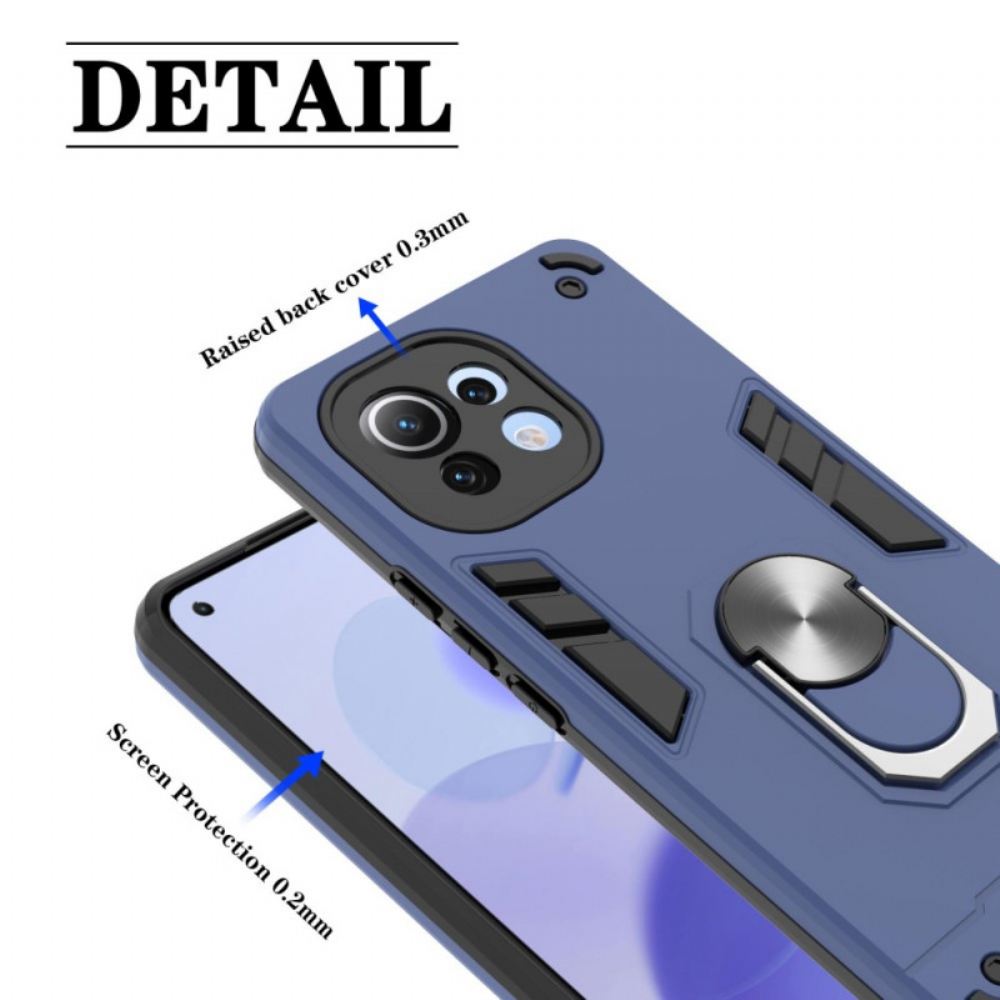 Kryt Na Xiaomi Mi 11 5G Kovový Odnímatelný Kroužek