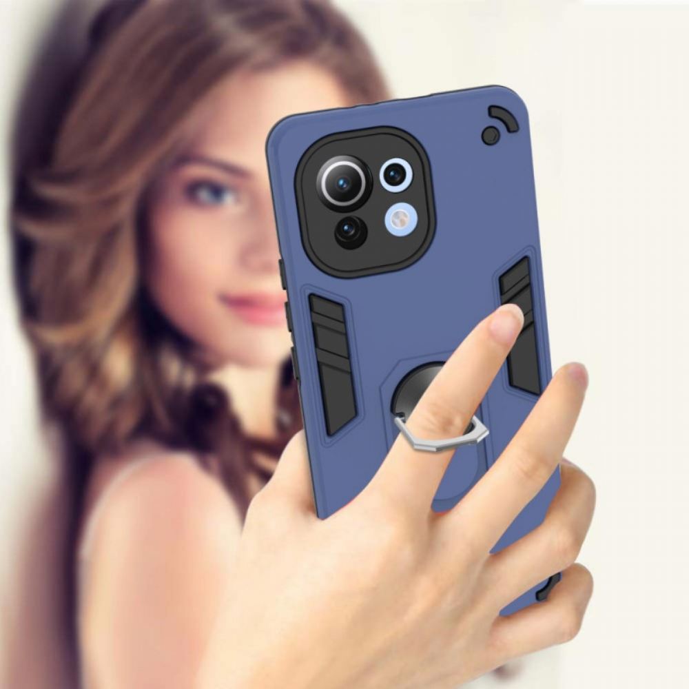 Kryt Na Xiaomi Mi 11 5G Kovový Odnímatelný Kroužek